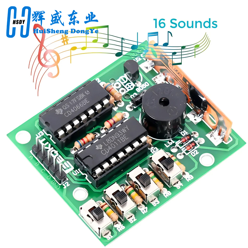 Diy Electronics Learning Kit - 16 Music Sound Box BOX-16 Board