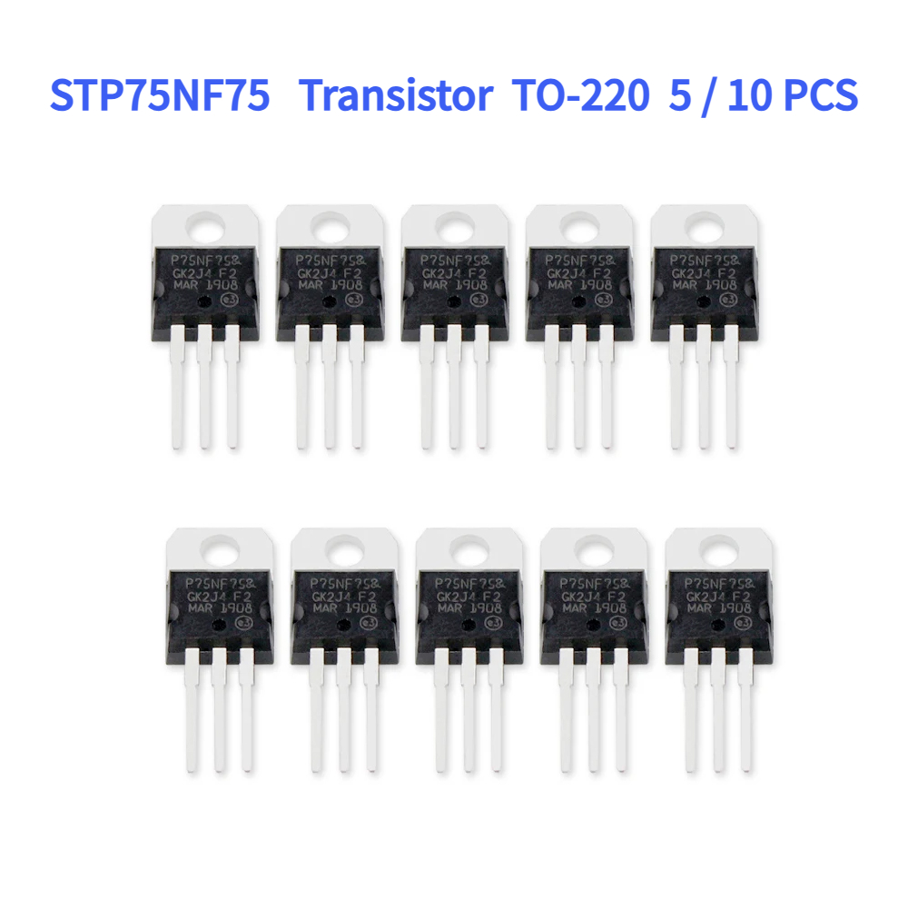 Mosfet Transistor Set - 5/10PCS Mosfet Transistor STP75NF75 Field Effect
