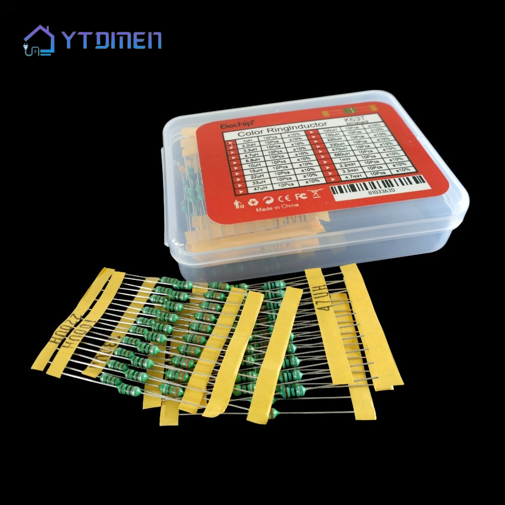 Diy Electronics Repair Kit - 200pcs 1/2W 0410 Color Ring Inductor