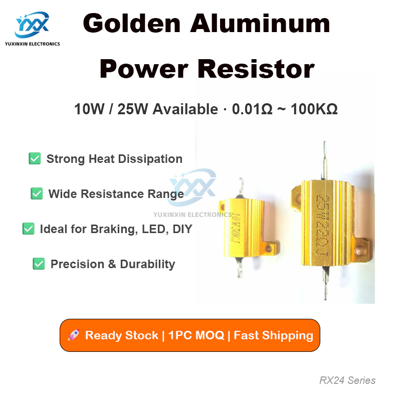 Diy Electronic Load - 1PCS RX24 Power Resistor 10W 25W