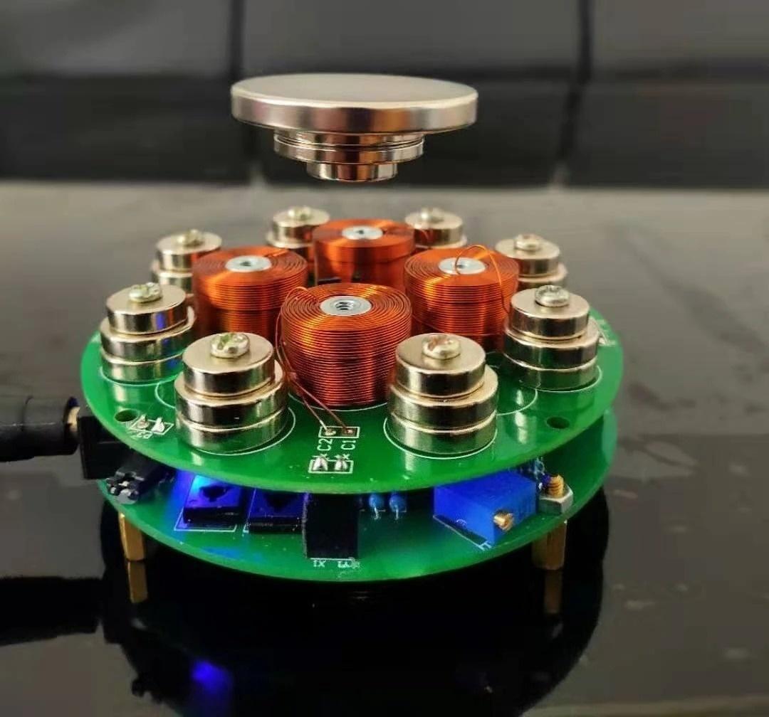 Diy Electronics Learning Kit - Push-down, Magnetic Levitation Kit DIY Levitation