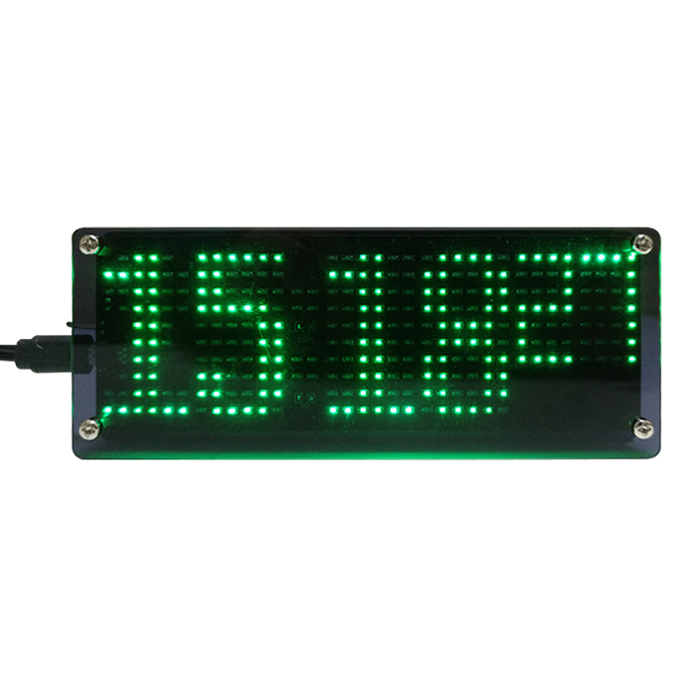 DIY Digital Dot Matrix Clock E - đánh giá và giá Diy Electronics Learning Kit
