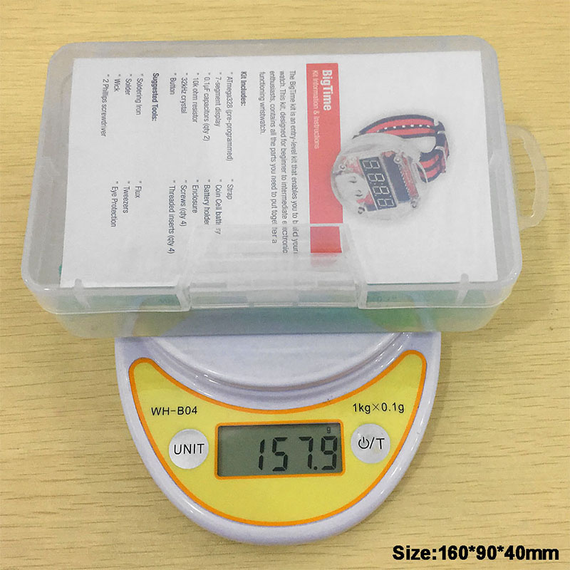 Single Chip LED Kit Clock DIY  - đánh giá và giá Diy Electronics Learning Kit