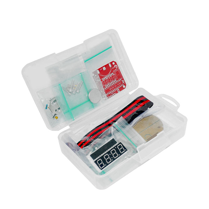 Single Chip LED Kit Clock DIY  - đánh giá và giá Diy Electronics Learning Kit