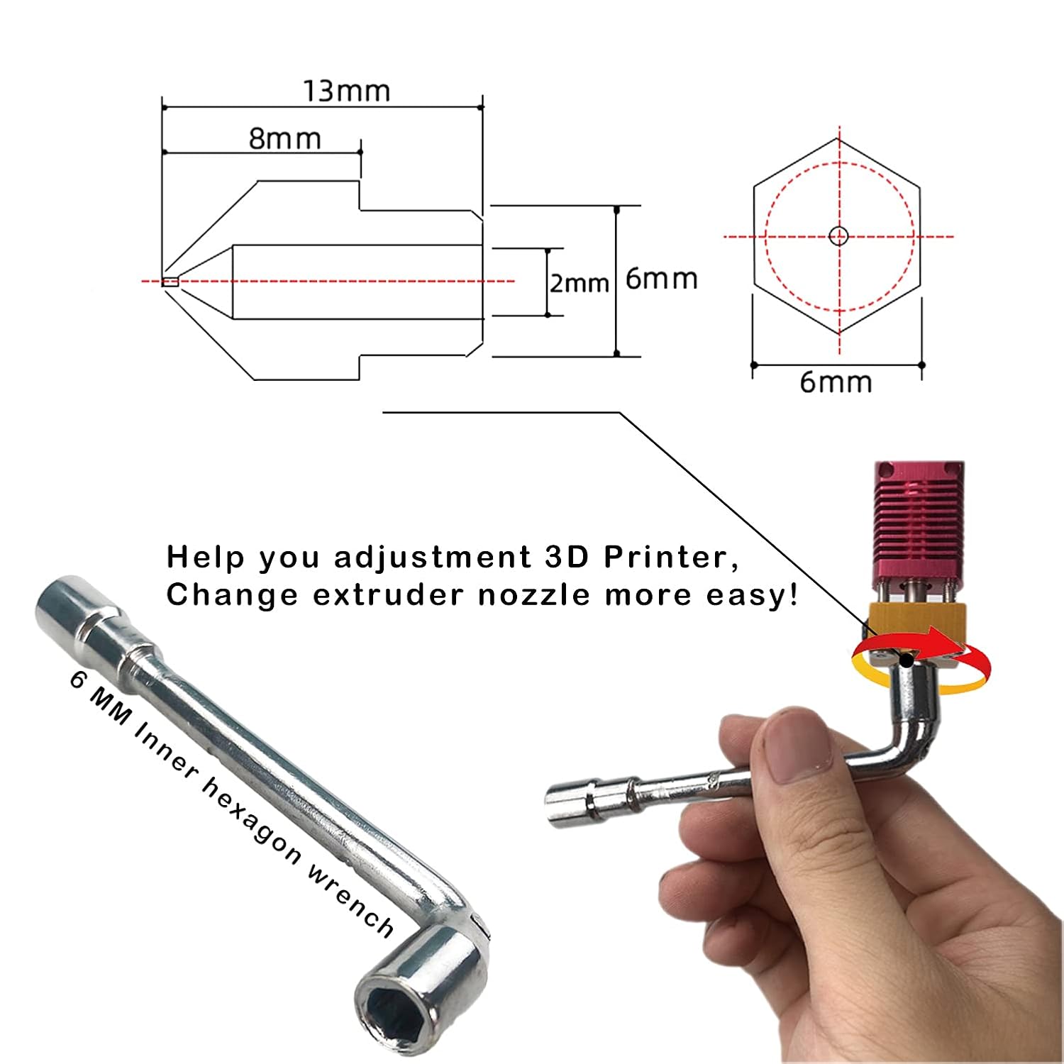 CREALITY 20 Pcs MK8 Brass Nozz - đánh giá và giá Creality Printer Ender 3