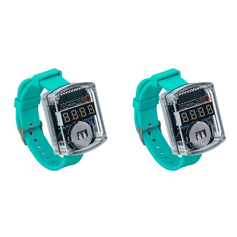 2X DIY Watch LED Watch Electro - đánh giá và giá Diy Electronics Learning Kit