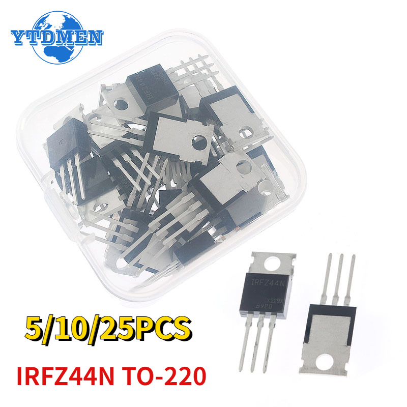 5-25pcs IRFZ44N TO220 IRFZ44NP - đánh giá và giá Mosfet Transistor Set