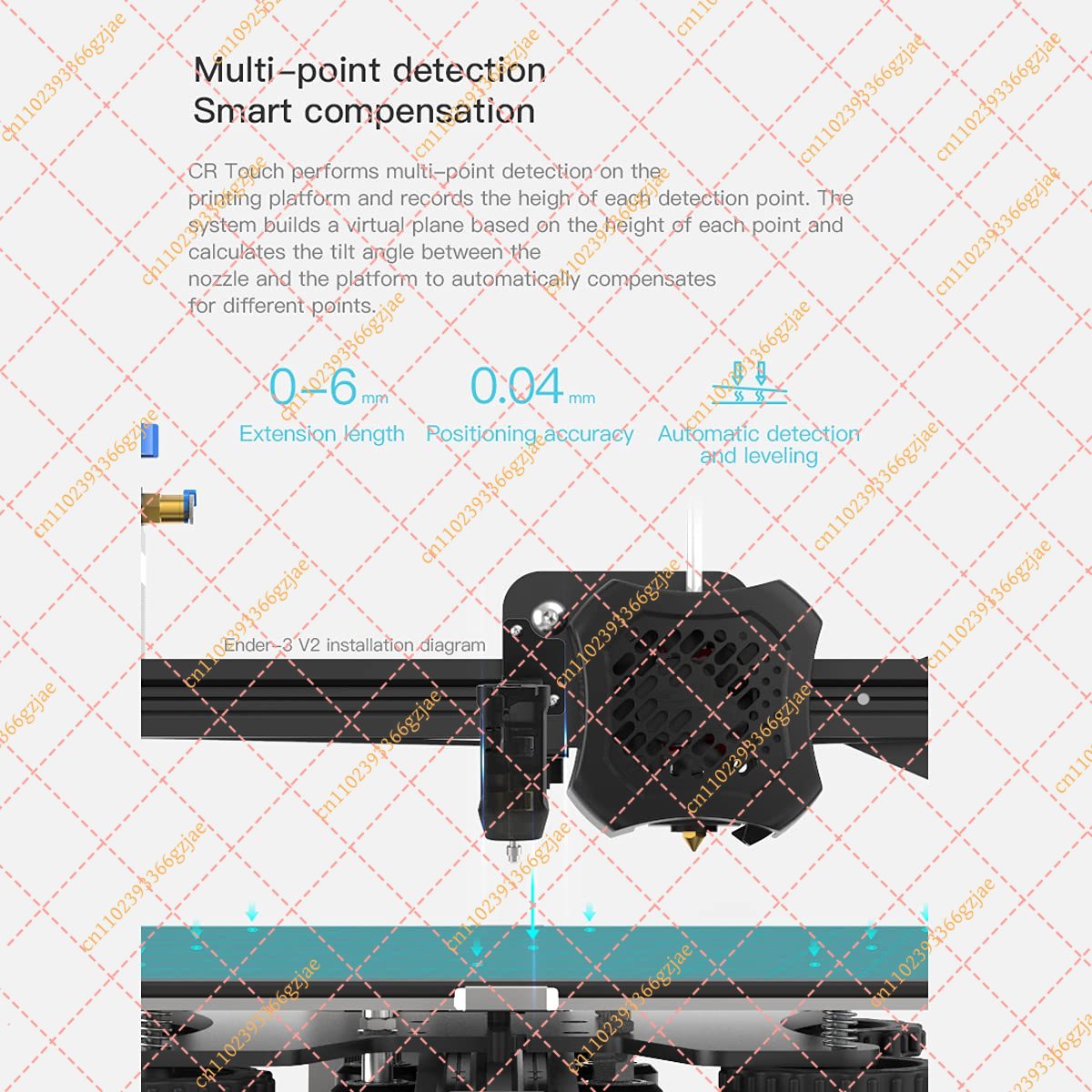 KLF Creality CR Touch Auto Lev - đánh giá và giá Creality Printer Ender 3