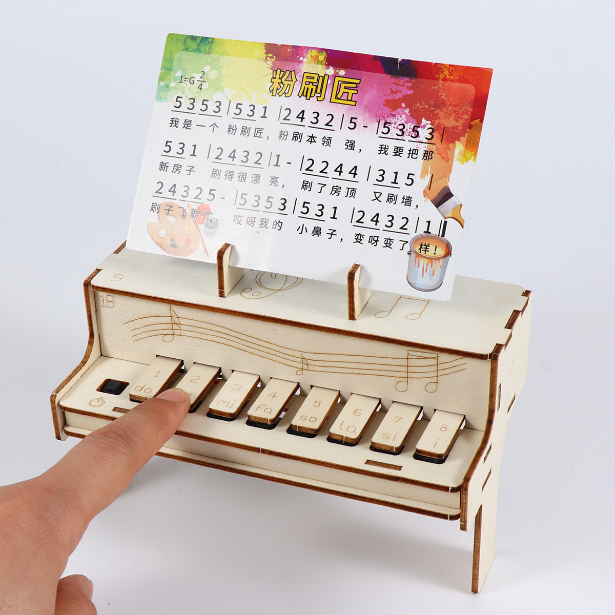 DIY Wooden Electronic Piano Mo - đánh giá và giá Diy Electronics Learning Kit
