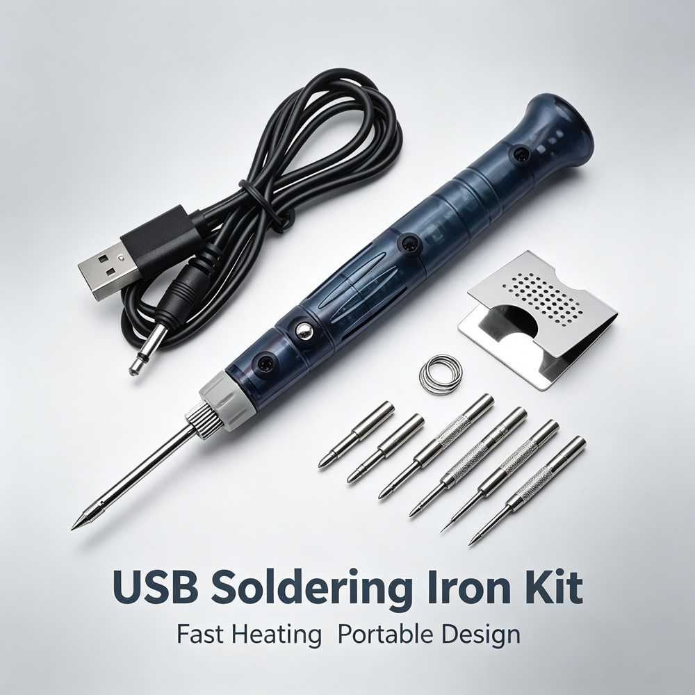 Mini USB Soldering Iron Kit Po - đánh giá và giá Hobby Diy Electronics Kit
