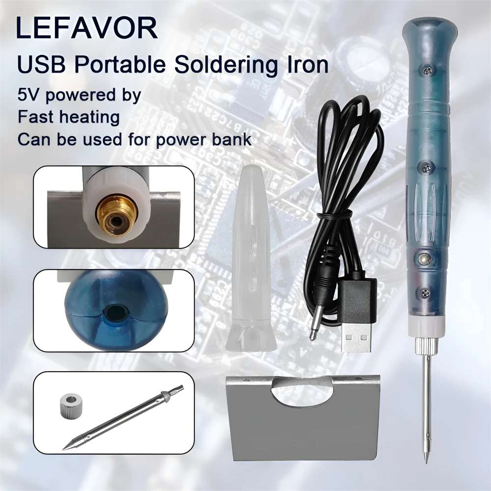 Mini USB Soldering Iron Kit Po - đánh giá và giá Hobby Diy Electronics Kit