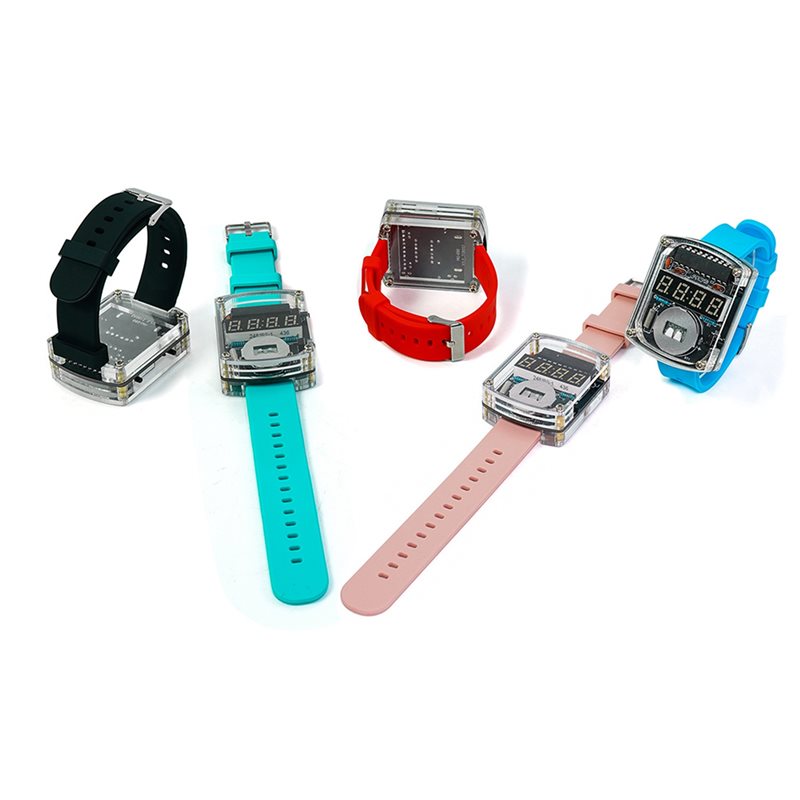 2X DIY Watch LED Watch Electro - đánh giá và giá Diy Electronics Learning Kit