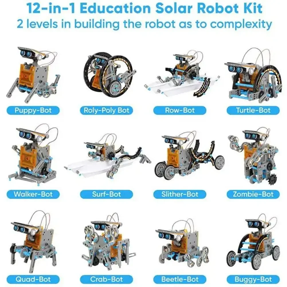 13 in 1 Solar Powered Robot Sc - đánh giá và giá Diy Elektronik
